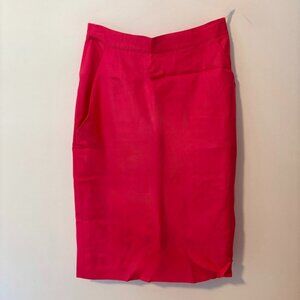 J Tiktiner Pink Pencil Skirt